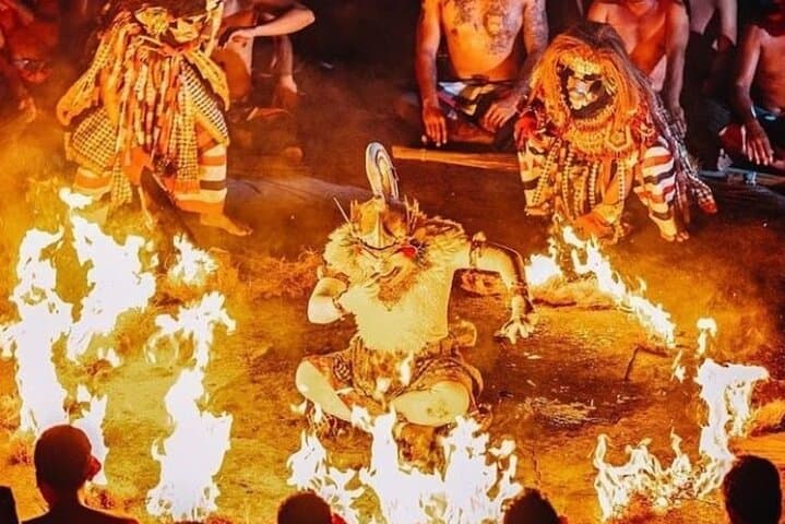 Ubud Authentic Night Market and Kecak Fire Dance Half Day Tour