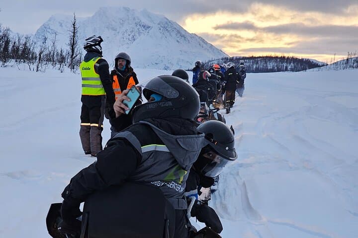 Tromsø Snowmobiling Adventure Small-Group pickup and Photos