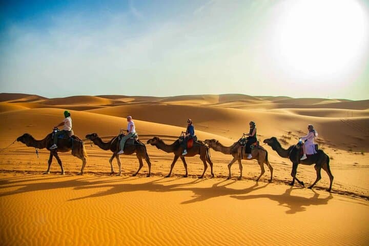 Merzouga sahara desert Adventure,Dunes,Sunset,camel ride 3 Days