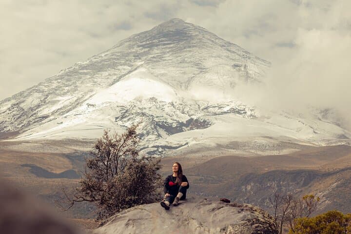 Guided tour Cotopaxi with transport from Baths to Quito