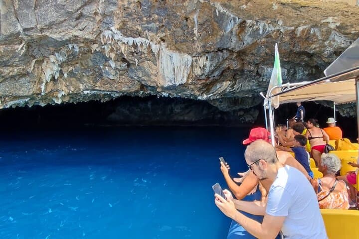 Tropea raft tour morning Capo Vaticano aperitif snorkeling