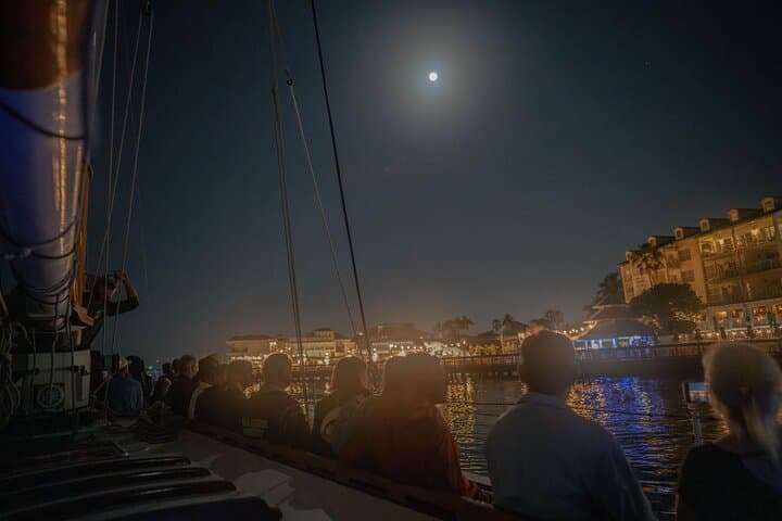 Key West Nighttime Full Moon Sail