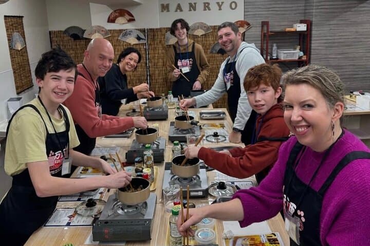 Ramen Gyoza Onigiri Japanese Cooking Class in Kyoto