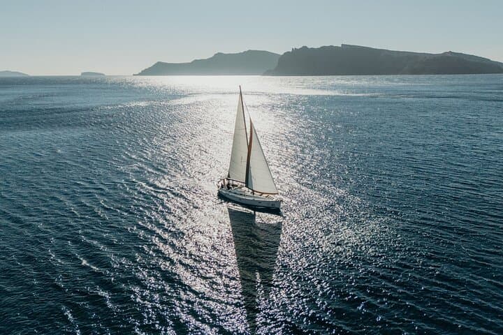 Santorini Semi-private Morning or Sunset Volcano Sailing Tour
