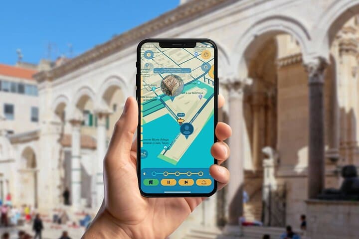 Split's Past and Future GPS App Walking Tour Mobile Game