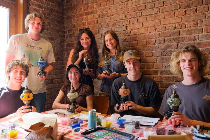 Istanbul Turkish Mosaic Lamp Workshop in Old Town - All Included