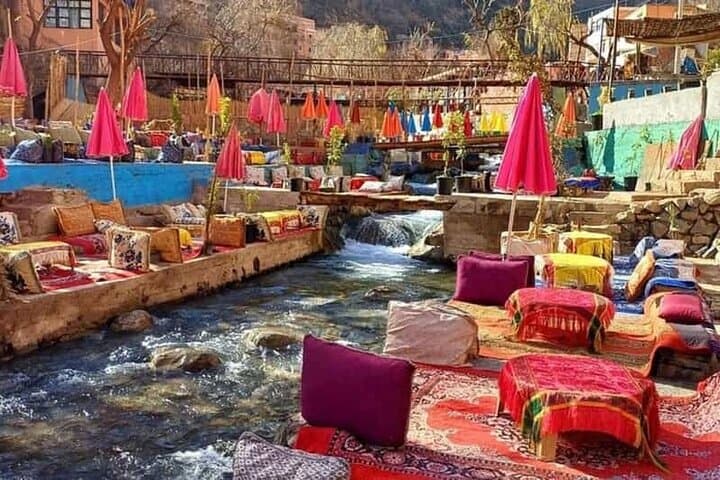 Marrakesh: Ourika Waterfalls, Atlas Mountains,