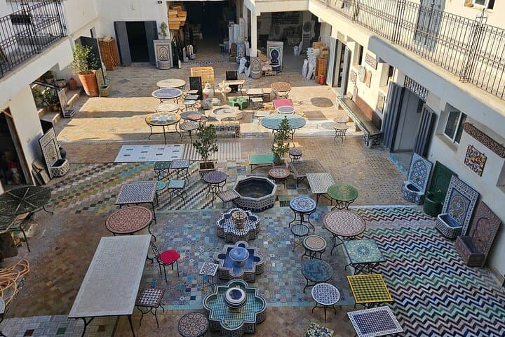 Zellige and Pottery Tour at our Studio in Fes