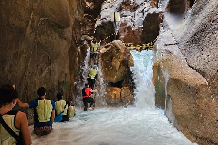 Splash and Hike in Wadi Mujib Siq Trail from Amman
