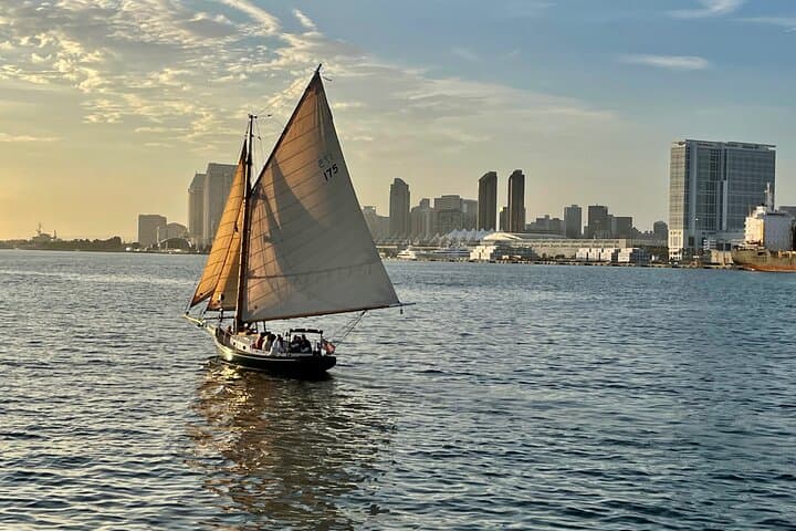 San Diego Sailing Sunset and Afternoon Classic Yacht