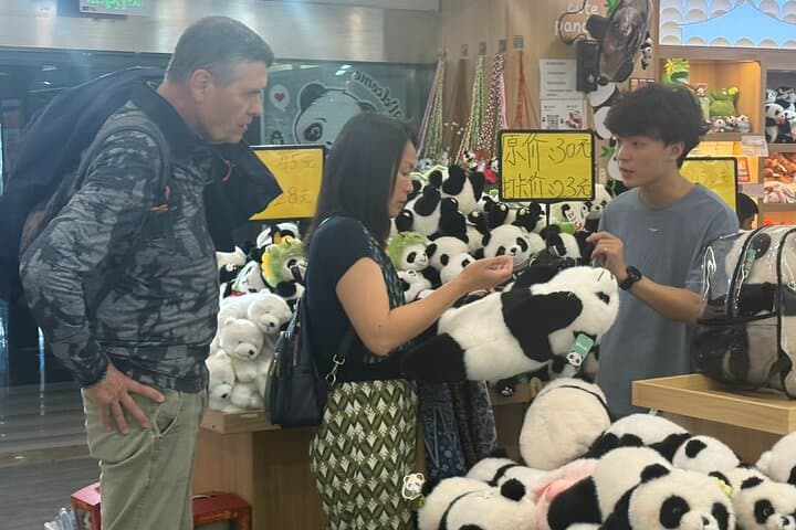 Half Day Chengdu Panda Souvenir Shopping Tour with Dessert