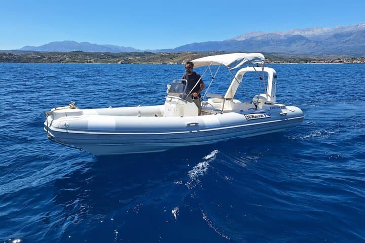 Chania Private Boat trip with or without Skipper