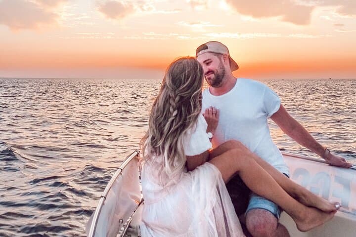 Small Group Cinque Terre Sunset Boat Tour with Prosecco and Swim