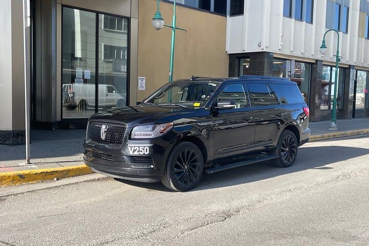 Anchorage to Whittier Black SUV Transportation