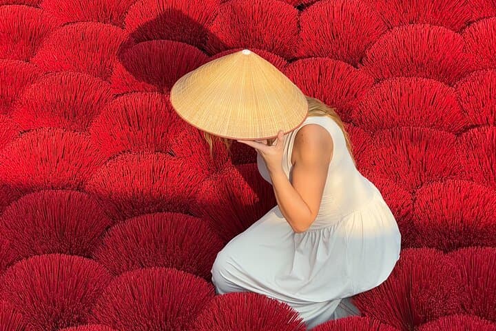Incense Village Quang Phu Cau, Hat, Lacquer Hanoi Artisan Tour