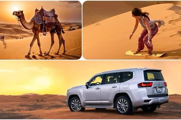 Desert Safari, Quad Bike, Dune buggy, Sand-boarding & CamelRide