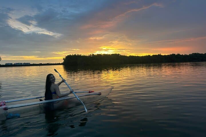 Sunset Clear Kayak or Paddleboard in Orlando