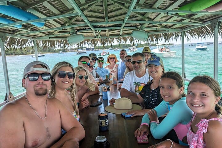 Shared Group Crab Island 4 Hour Tiki Excursion Destin FL