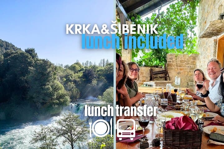 Krka waterfalls from Split - transfer and lunch INCLUDED