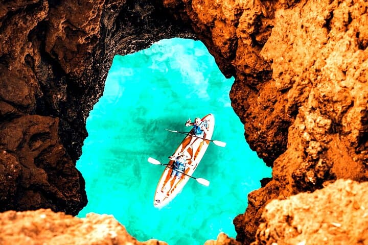 Albufeira Kayak Cave Tour – Hidden Beaches & Cliffs
