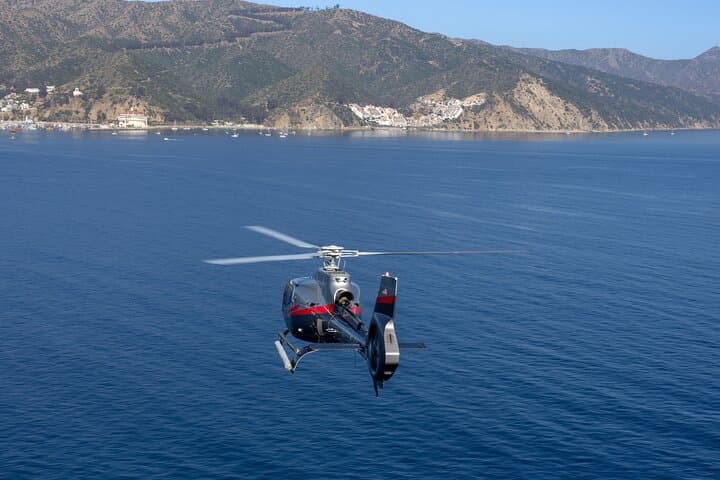 Helicopter Transfer: Long Beach to Catalina Island