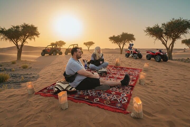Agadir Sunset Quad Biking Desert Tour with Moroccan Tea