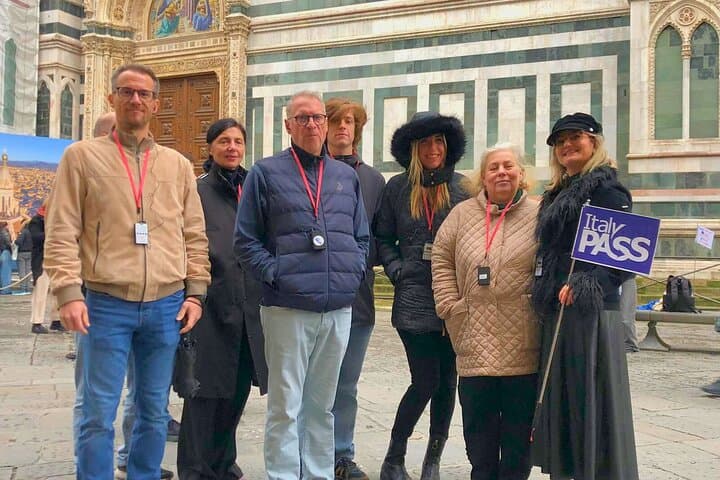 Combo: Accademia + walking + Uffizi Galleries Guided Tour