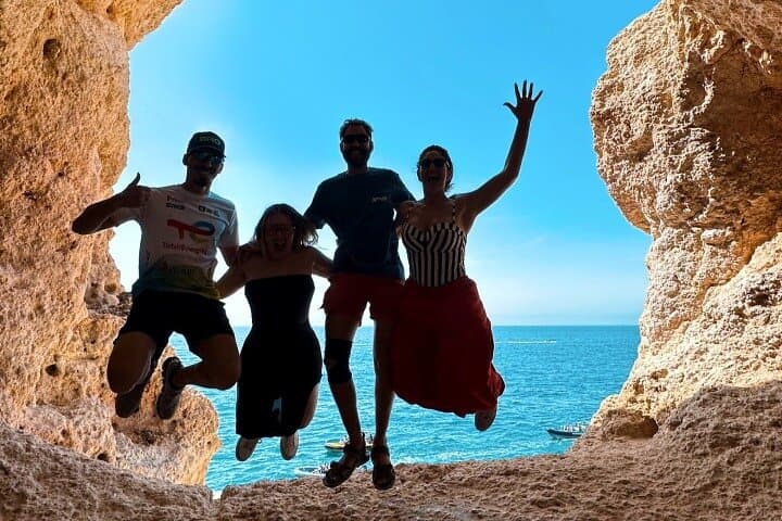 From Faro : Benagil, Algar Seco, 7 Hanging Valleys & Navy