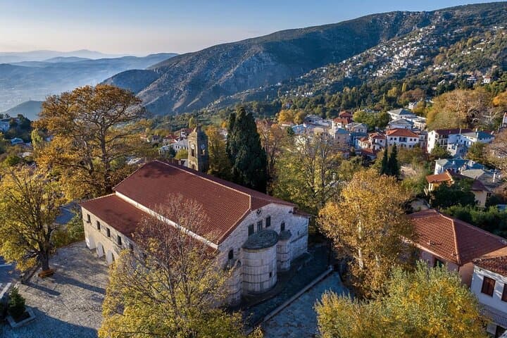 Pelion Highlights Tour: Portaria, Makrynitsa & Wine Experience