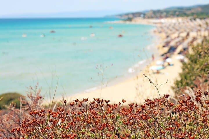 Kavala: Ammolofoi Beach Day Trip with Free Time