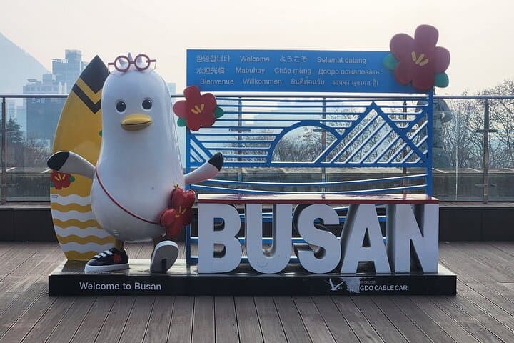 Busan private tour + Korean language lesson (pick up included)
