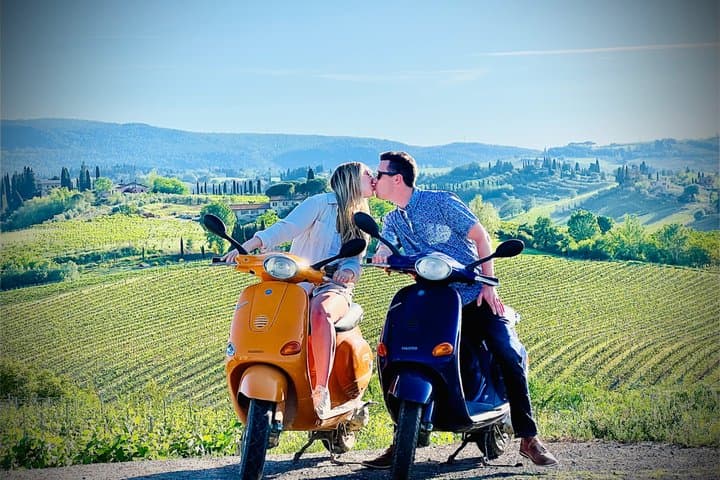 Small Group Vespa Tour Medieval Villages Lunch Wine Tasting &More