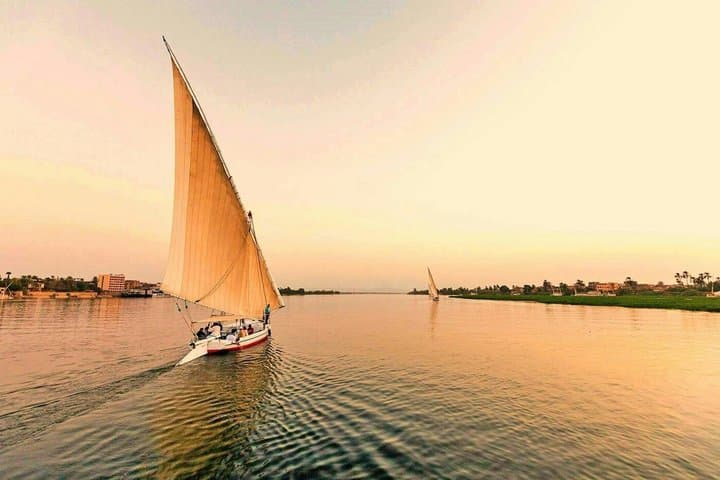 Sunset Sailing on the Nile by Felucca from Aswan Hotels