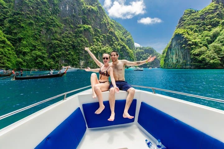Half Day & Sunset Phi Phi Island Tour From Phi Phi by Speedboat