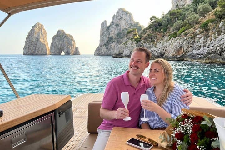 Capri in a Day All Inclusive Premium Boat Tour + City Visit