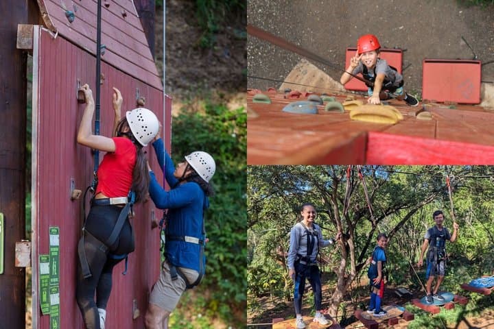 Adventure Course Extreme Including Climbing Wall & Rappel