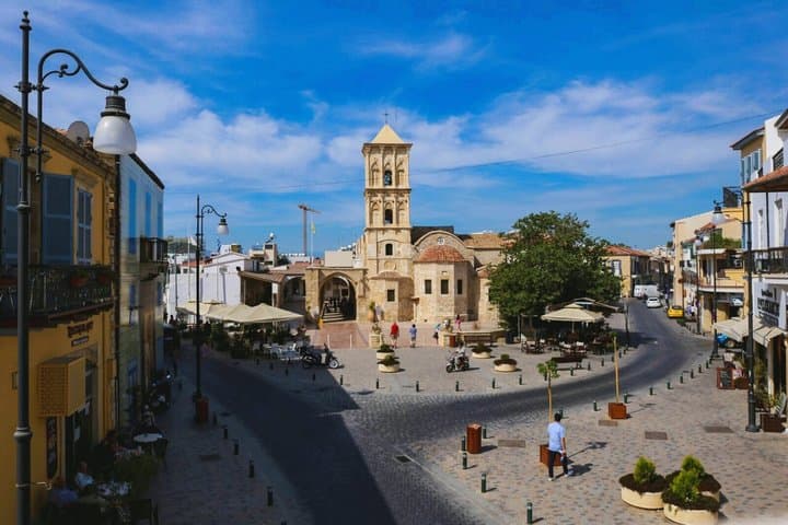 Larnaca & Divided Nicosia Sightseeing Tour from Paphos