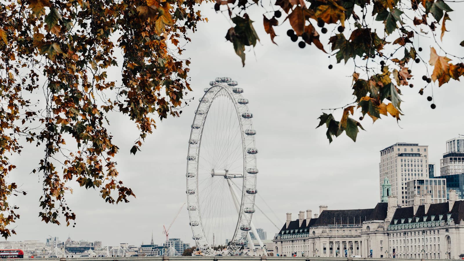 Autumn in a London park