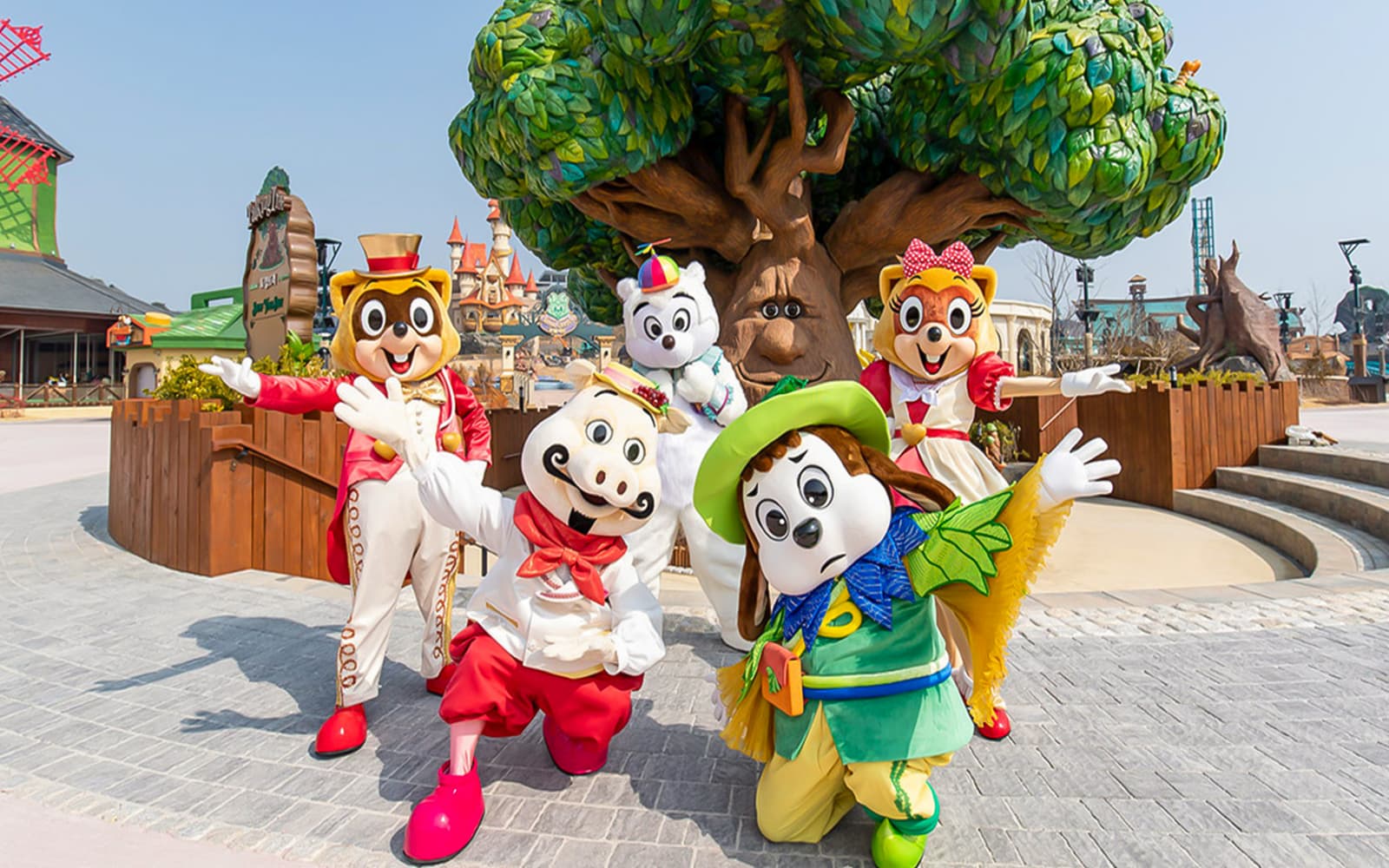 Lotte World Theme Park & Museum + Basic School Uniform Set