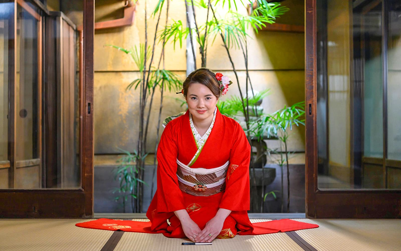 Kyoto Imperial Palace Area: Kimono Tea Ceremony in a 140-Year-Old Machiya