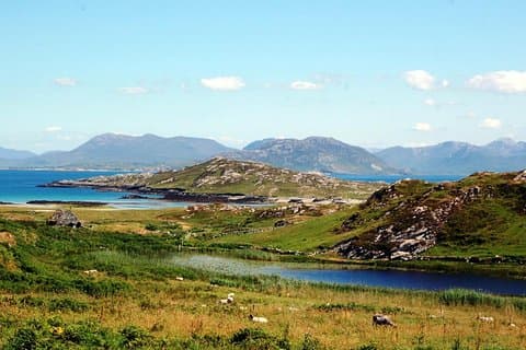 Walking Inishbofin Island 1 dag selvstyret Connemara kyst Wild Atlantic Way