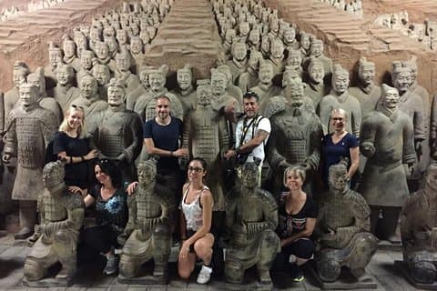 Xi'an hoogtepunten Private Day Tour met Dumplings Dinner and Evening Show