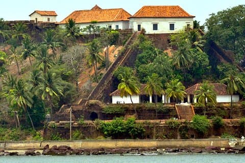 On a Fort Trail in Goa with a guide