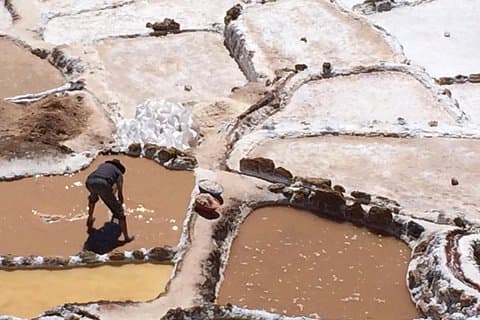 Saltminer ved Maras og Vandreture til Tours of Sacred Valley