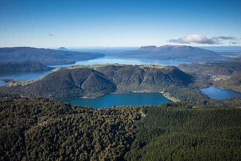 15-Minute Crater Lakes Flight en hidroavión de Rotorua