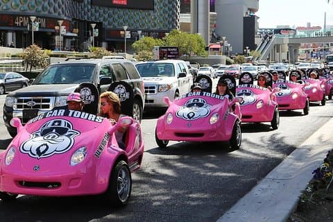 Las Vegas Strip og Downtown Scooter med Food Tour