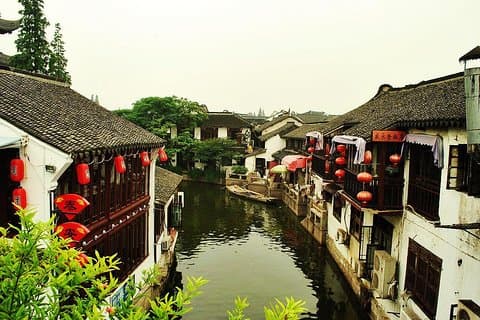 All-inclusive Zhujiajiao Water Village Tour med kollektivtrafik