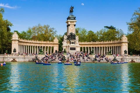 Retiro Park Walking Tour i Madrid