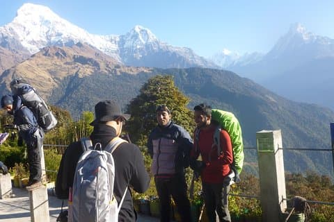 Escursione al campo base di Annapurna