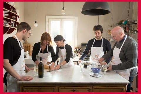 Private Cooking Class with Wine Tasting in a Local Home in Civitavecchia